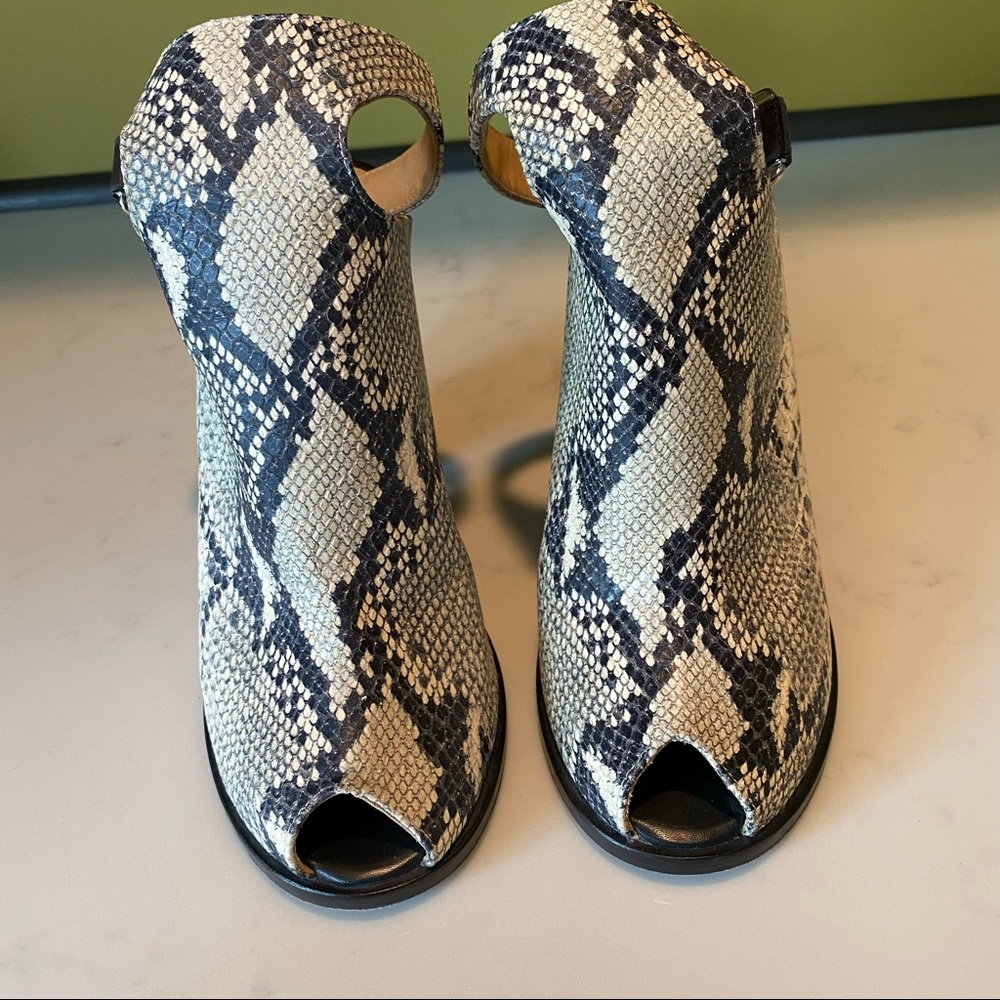 Thakoon Addition Reptile Pattern Peep-Toe Heels S… - image 3
